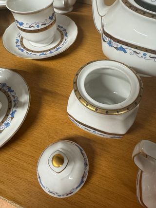 Servizio caffè/tè porcellana 12 tazzine