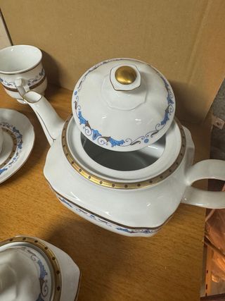 Servizio caffè/tè porcellana 12 tazzine