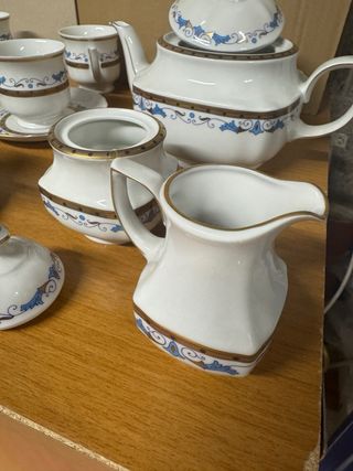 Servizio caffè/tè porcellana 12 tazzine