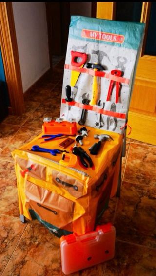 Funda herramientas de juguete
