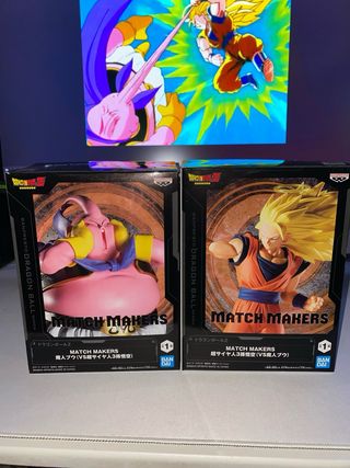 Dragon Ball Match Makers Figure Goku SSJ3 Majin Bu