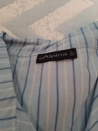 Pijama hombre rayas azul