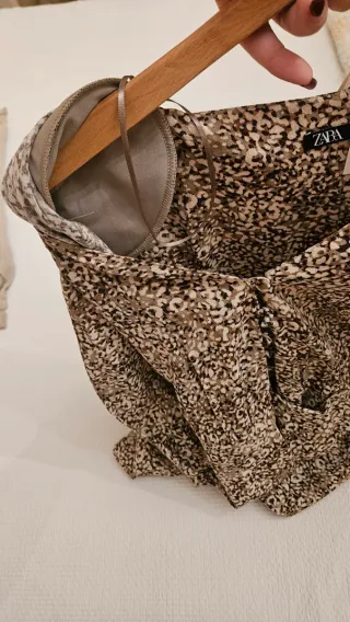 Vestido Zara estampado nuevo