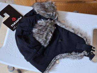 Gorro polar hombre NUEVO negro con pelo. TIJUANA