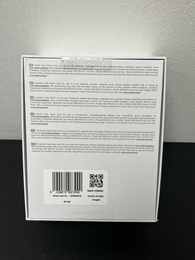 Nuki Smart Lock GO Cerradura Inteligente