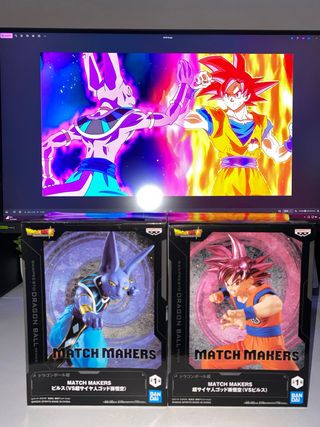 Dragon Ball Match Makers Beerus Goku Figure