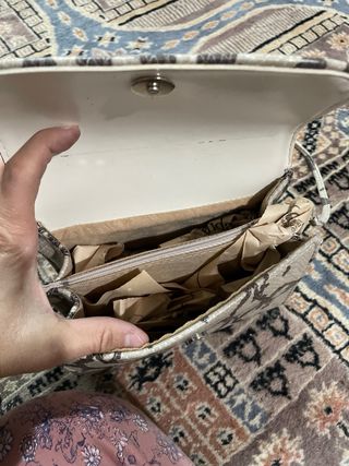 Bolso estampado piel serpiente