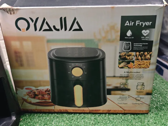 Freidora de aire negra 2.5L