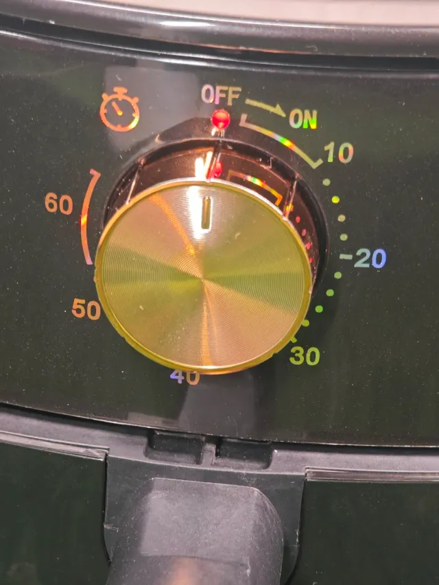 Freidora de aire negra 2.5L