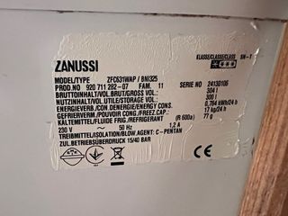 Congelatore Zanussi 300L