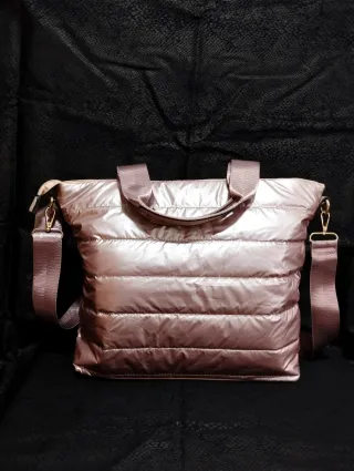 Bolso Bimba y Lola acolchado metalizado