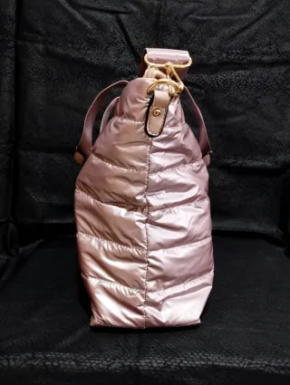 Bolso Bimba y Lola acolchado metalizado