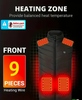 Chaleco Calefactable Negro