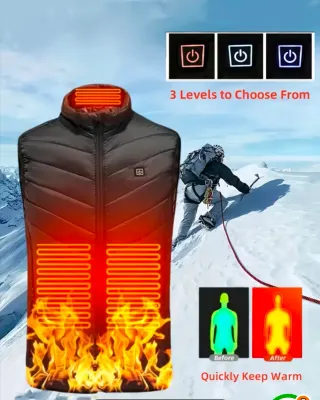 Chaleco Calefactable Negro