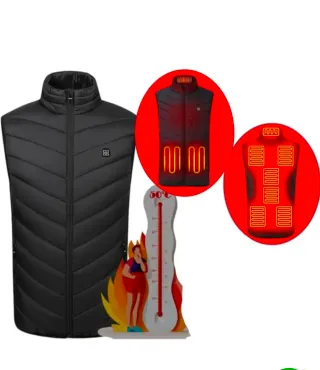 Chaleco Calefactable Negro