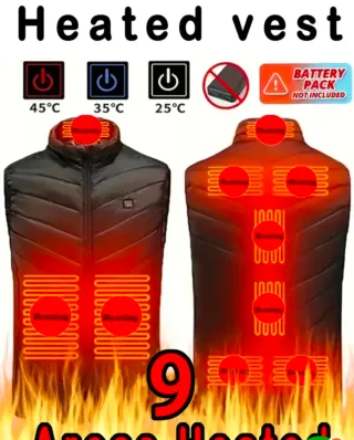 Chaleco Calefactable Negro