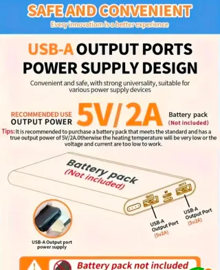 Chaleco Calefactable Negro