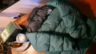 Chaqueta The North Face Talla M Verde Negra