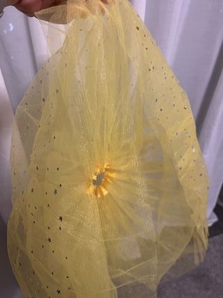 Falda Tutú Amarilla Carnaval Estrellas