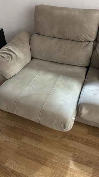 Sofá de 3 plazas beige