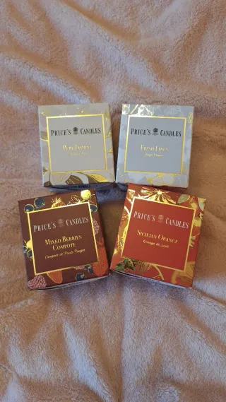 4 Candele Price's Profumate
