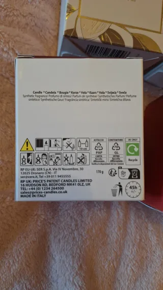 4 Candele Price's Profumate