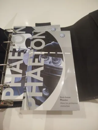 Instrucciones generales coche Volkswagen phaeton.