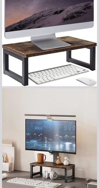 Soporte Monitor Madera OROPY Marrón