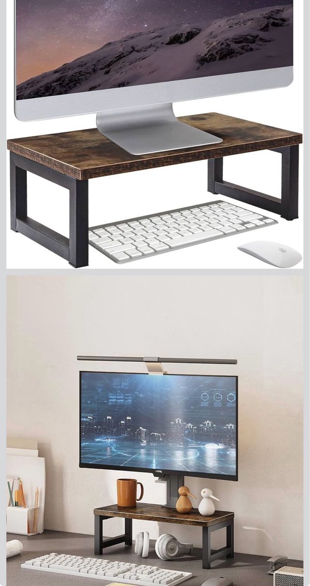 Soporte Monitor Madera OROPY Marrón