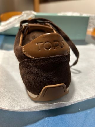 Zapatillas Ante Marrón Chocolate