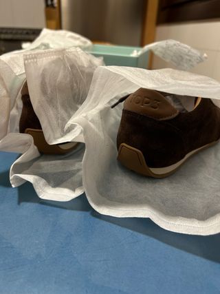 Zapatillas Ante Marrón Chocolate