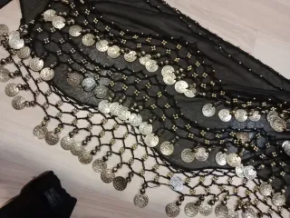 Conjunto Danza Vientre Negro y Dorado