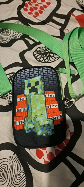 Bolsa móvil niño Minecraft TNT Creeper
