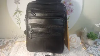 Bolso Piel Bandolera Hombre Cremallera