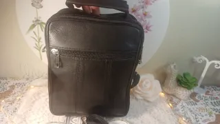 Bolso Piel Bandolera Hombre Cremallera