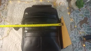 Bolso Piel Bandolera Hombre Cremallera