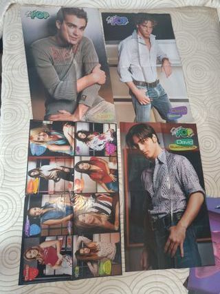 Lote revista, láminas y poster Operacion triunfo