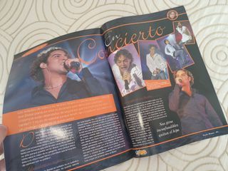 Lote revista, láminas y poster Operacion triunfo