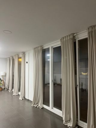 3 pares de Cortinas Ikea Blancas