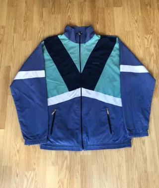 Chaqueta Vintage Cosmos Azul/Verde