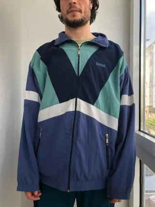 Chaqueta Vintage Cosmos Azul/Verde