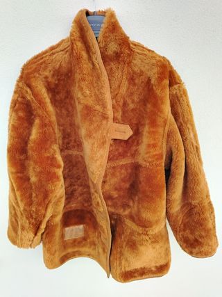 Montone Shearling color Cuoio Uomo, L