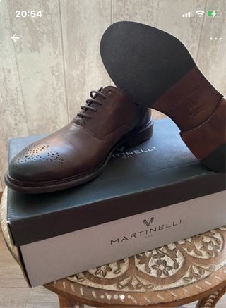 Zapatos vestir Martinelli piel cordón