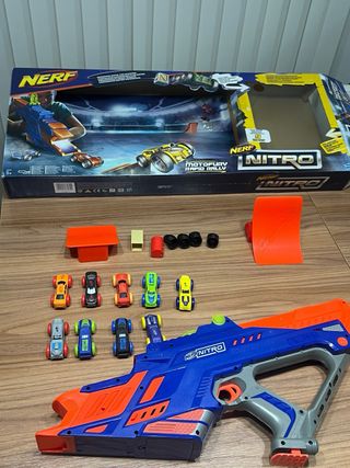 Nerf Nitro Set Coches y Lanzador