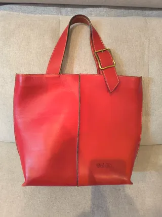 Bolso Piel Rojo El Caballo