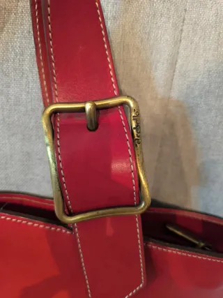 Bolso Piel Rojo El Caballo