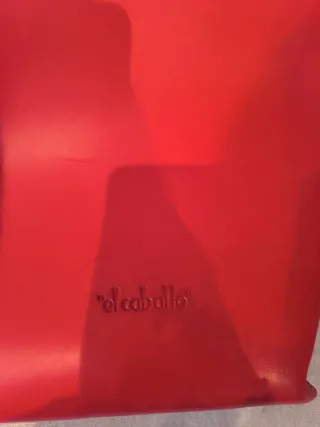 Bolso Piel Rojo El Caballo