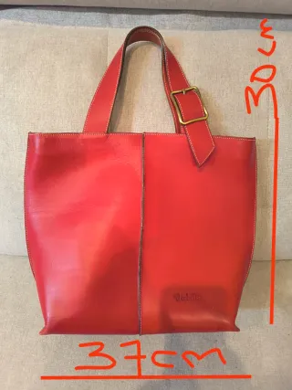 Bolso Piel Rojo El Caballo