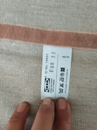 Poggiapiedi puff IKEA Poäng in legno massello vintage