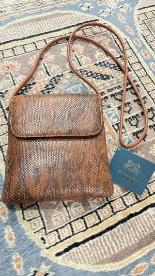 Bolso Sonia Rykiel Marrón Piel Serpiente